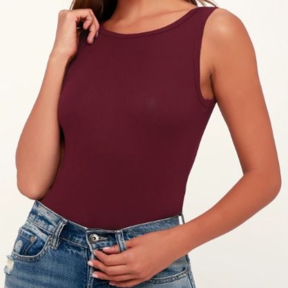 Lulu's Maroon Body Suit